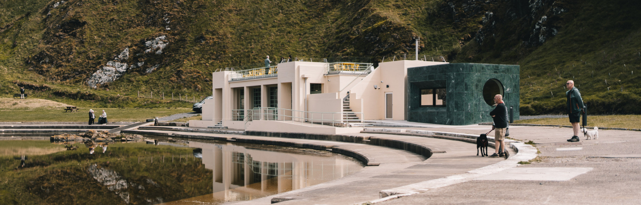 Tarlair Lido, the tidal swimming pool which received a grant from the Sustainable Communities Fund