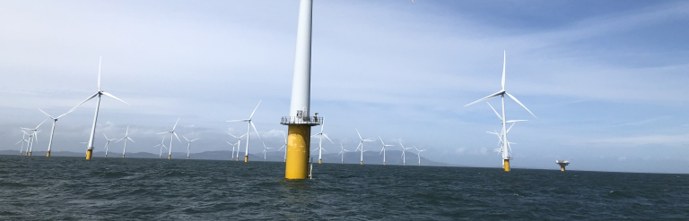 Wind turbines in Scottish waters
